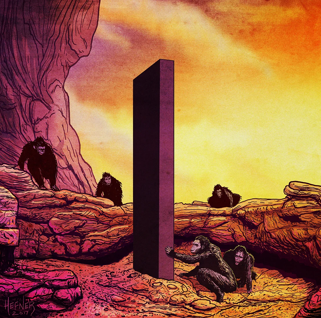 2001 - A SPACE ODYSSEY — Hal Hefner